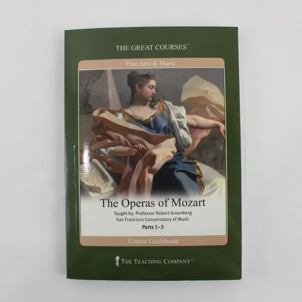 The Great Courses The Operas of Mozart 6-disc DVD Set 3 Cases W/Course Guidebook