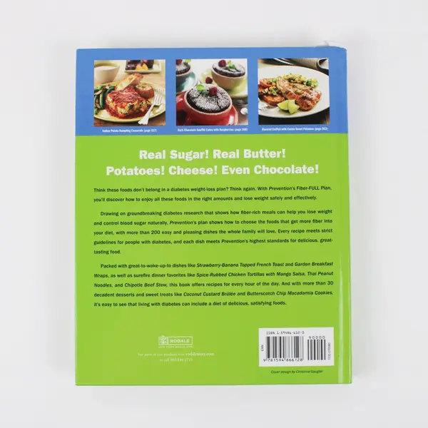 Prevention's Diabetes Diet Cookbook Fiber-Full Eating Plan Hardcover