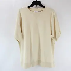 D&Co Women's 1X Butter Yellow Short Sleeve Soft Texture Shirt