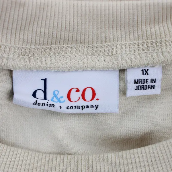D&Co Women's 1X Butter Yellow Short Sleeve Soft Texture Shirt