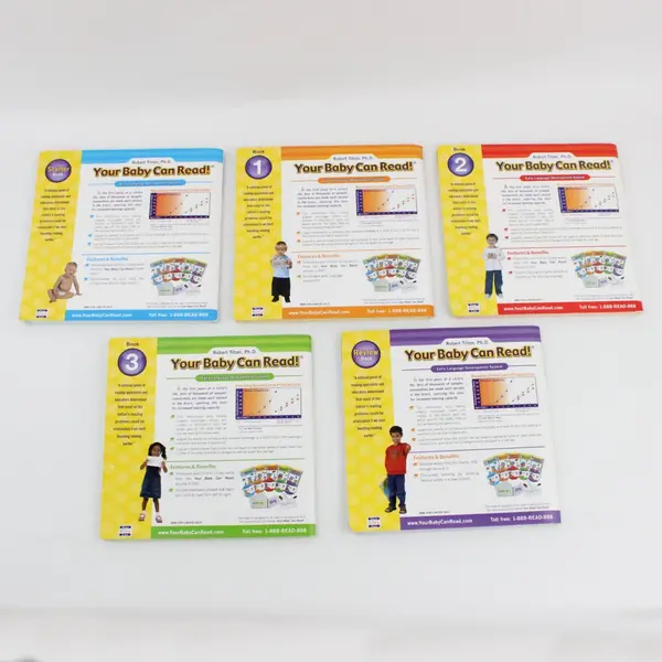 Lot of 5 Your Baby Can Read! Word & Picture Flip Books Robert Titzer 2008 PB