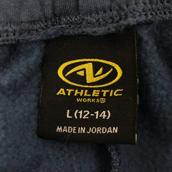 Athletic Works Women's Fleece-Lined Joggers Blue Size L 12-14