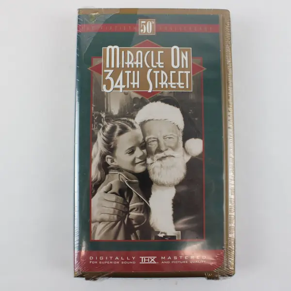 Miracle on 34th Street 1947 VHS 50th Anniversary 1997 B&W