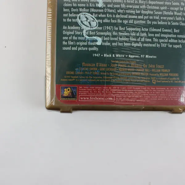 Miracle on 34th Street 1947 VHS 50th Anniversary 1997 B&W