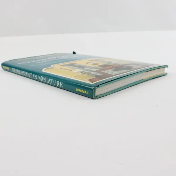 Vintage Needlepoint in Miniature HC Book w/ DJ 1979, Kurten 