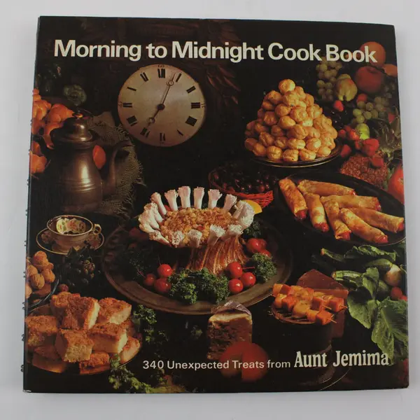 Vintage Morning to Midnight Cook Book From Aunt Jemima 1969 Spiral Bound HC