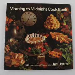 Vintage Morning to Midnight Cook Book From Aunt Jemima 1969 Spiral Bound HC