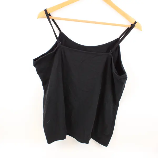 Dip Women's Black Spaghetti Strap Tank Top 2X