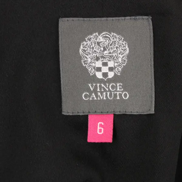 Vince Camuto Women's Black Sequin Sleeveless Midi Dress Size 6 FLAWED
