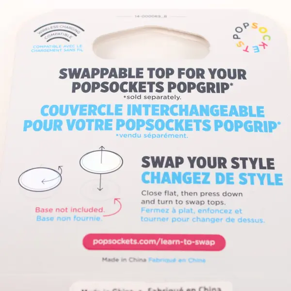 PopSockets Poptop Leopard Print Swappable Replacement Top Only