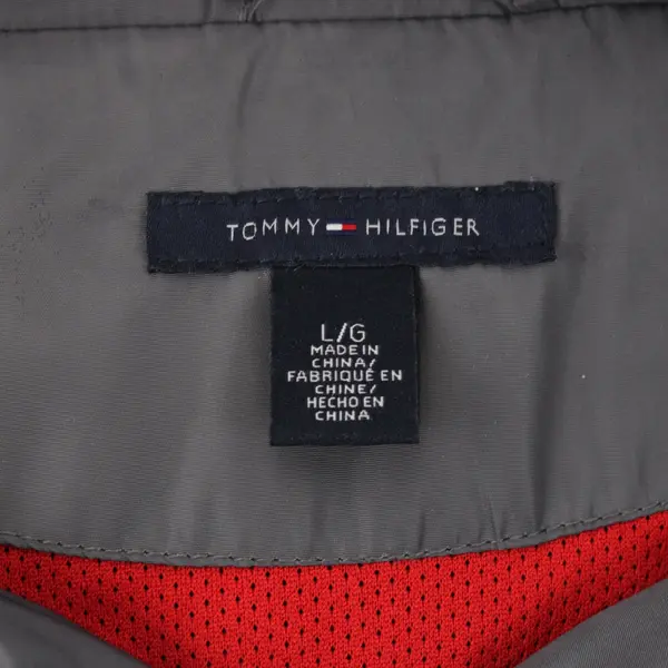 Tommy Hilfiger Men's Large Gray Hooded Field Jacket