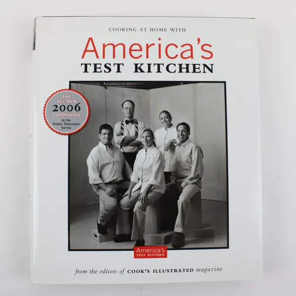 Cooking at Home with America's Test Kitchen Hardcover Cookbook 2005 W/DJ VG