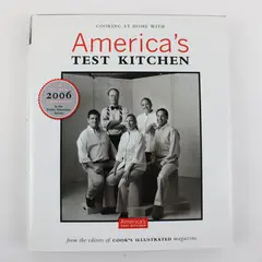 Cooking at Home with America's Test Kitchen Hardcover Cookbook 2005 W/DJ VG