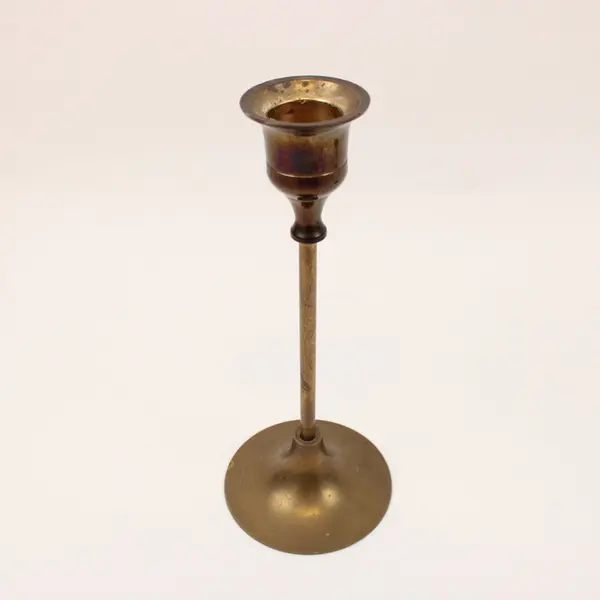 Brass Candle Holders Decorative Classic Design Pre-Owned Set of 2