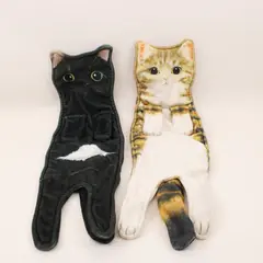 Cat Hand Towels Set of 2 Kitchen Bathroom Guest