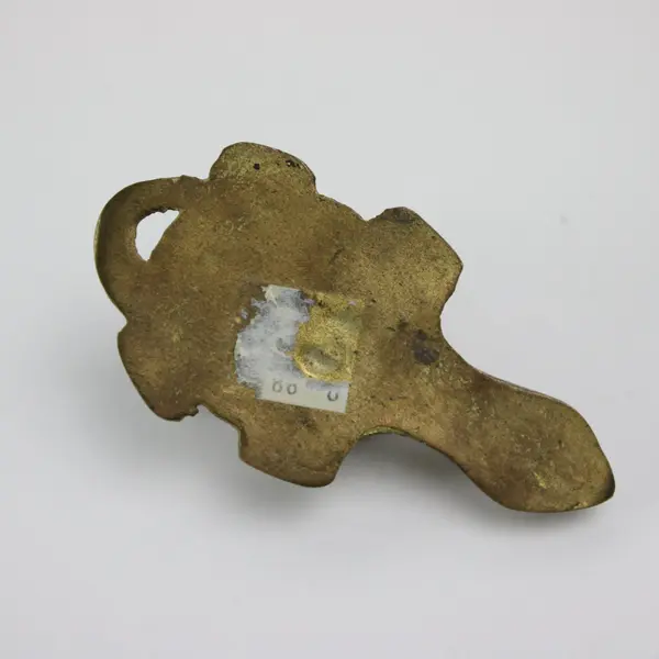 Solid Brass Turtle Paper Clip Paperweight Unbranded