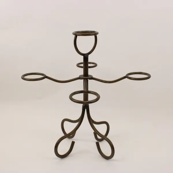 Wrought Iron Candelabra Condiment Holder