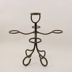 Wrought Iron Candelabra Condiment Holder