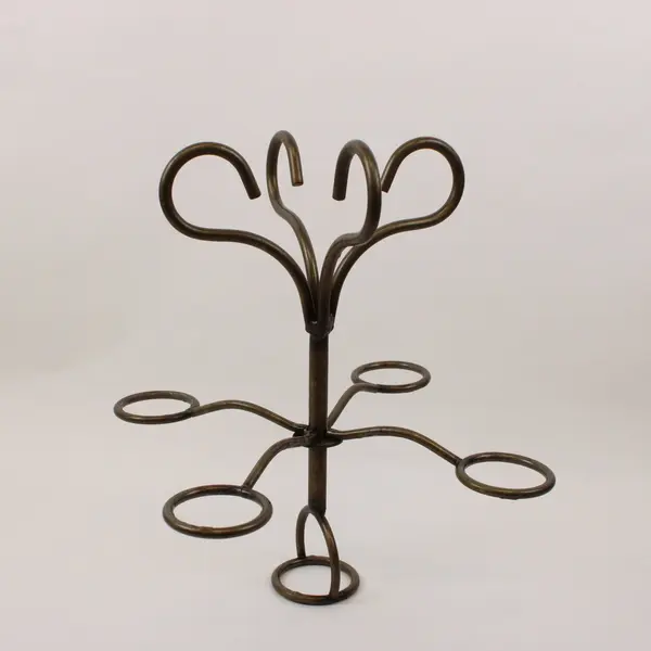 Wrought Iron Candelabra Condiment Holder