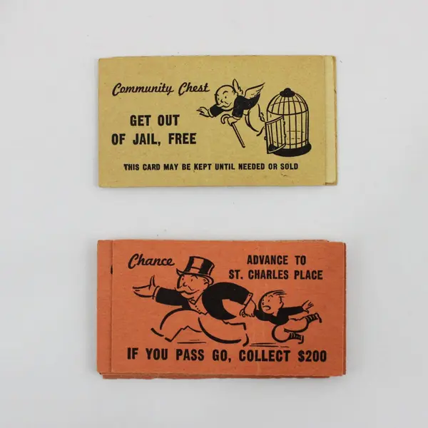 1936 Parker Brothers Monopoly Replacement Pieces Set Original Box