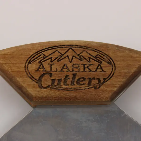 Alaska Cutlery Ulu Knife with Wooden Cutting Board Set
