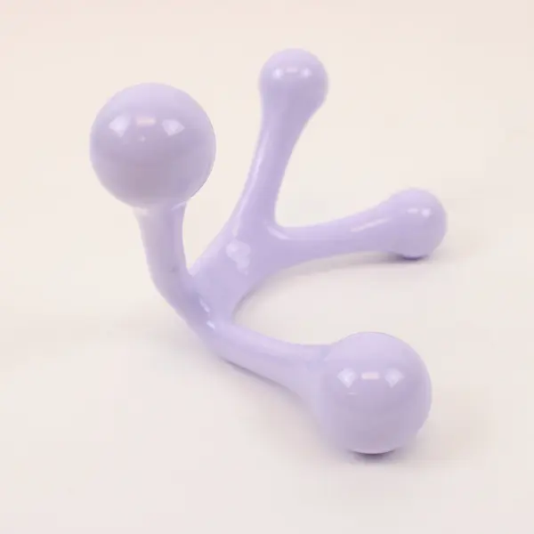 Handheld 4-Leg Pressure Point Body Massager Purple