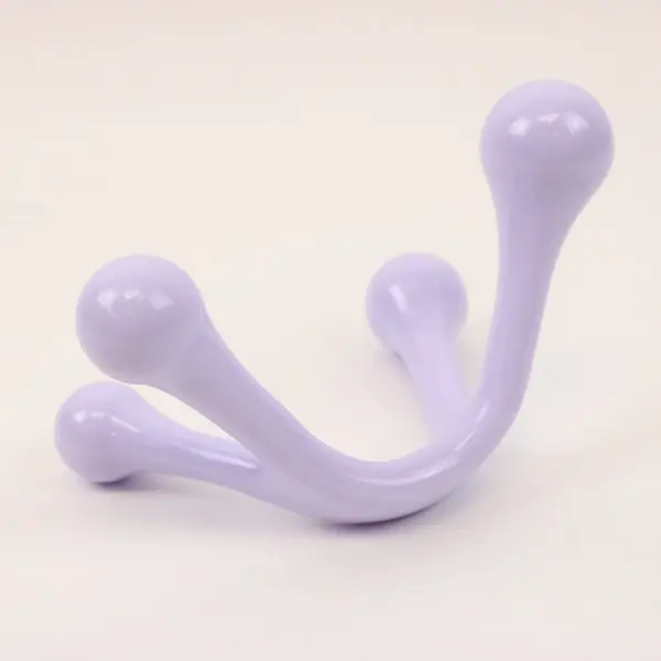 Handheld 4-Leg Pressure Point Body Massager Purple
