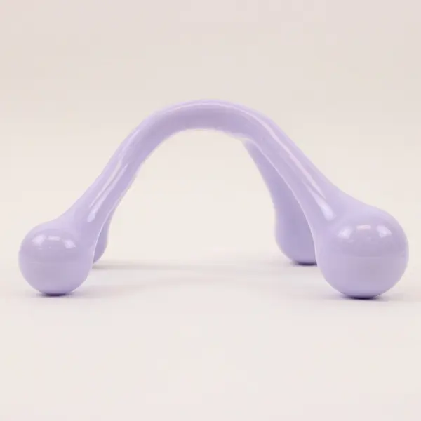 Handheld 4-Leg Pressure Point Body Massager Purple