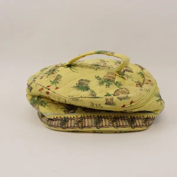 Americana by Sharif Quilted Makeup Bags Set of 2 Decorative Design
