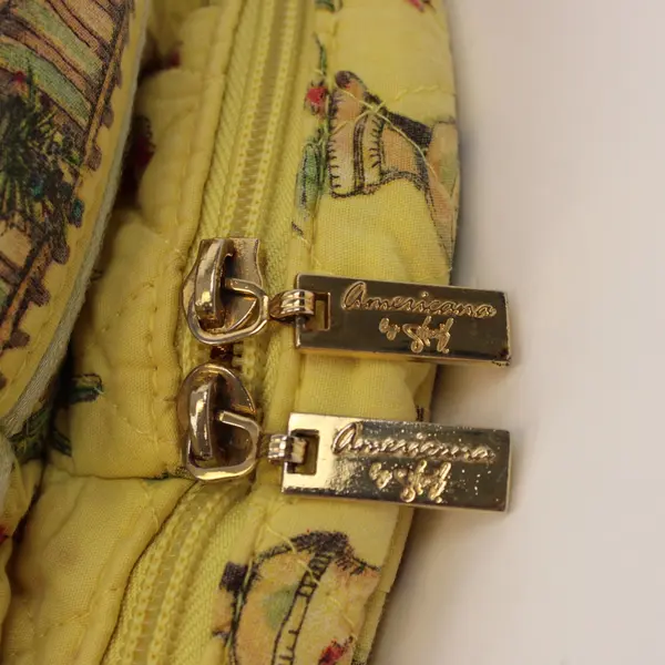Americana by Sharif Quilted Makeup Bags Set of 2 Decorative Design