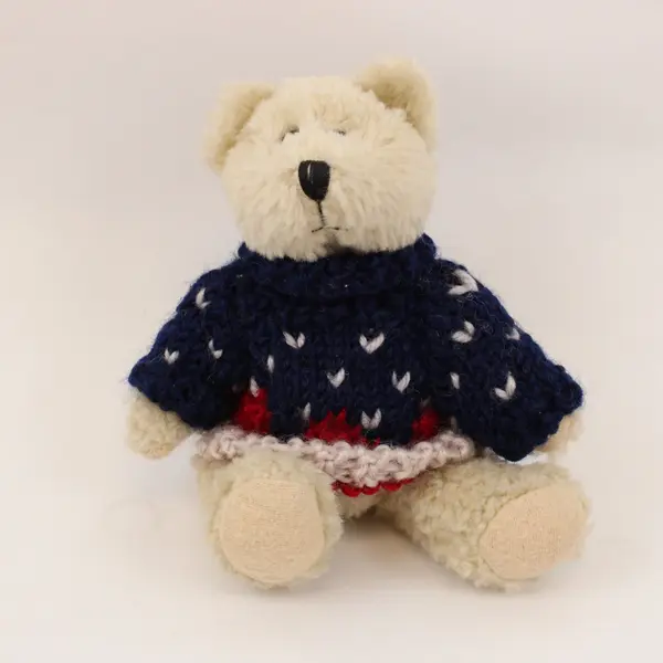 HugFun International Jointed Teddy Bear Plush Pair Sweaters