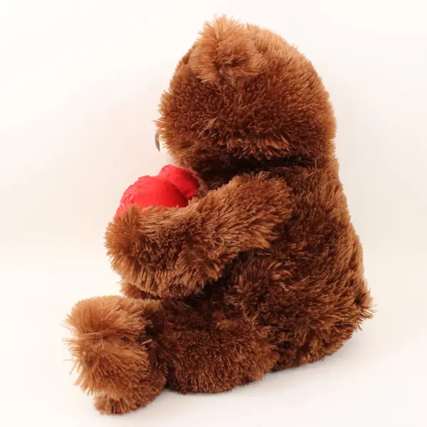Dream Brown Teddy Bear Plush Holding Red Heart XOXO Valentine
