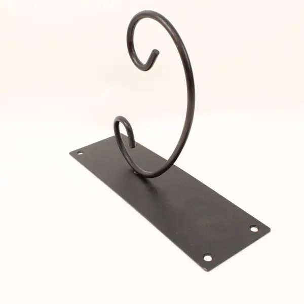 Black Iron Decorative Scroll Wall Bracket Shelf Support