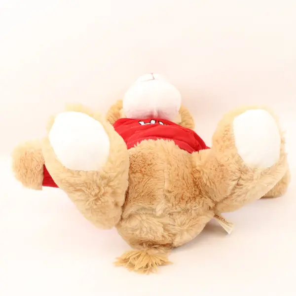 Lion Plush Red Sweatshirt LOL Ya Sitting Stuffed Animal