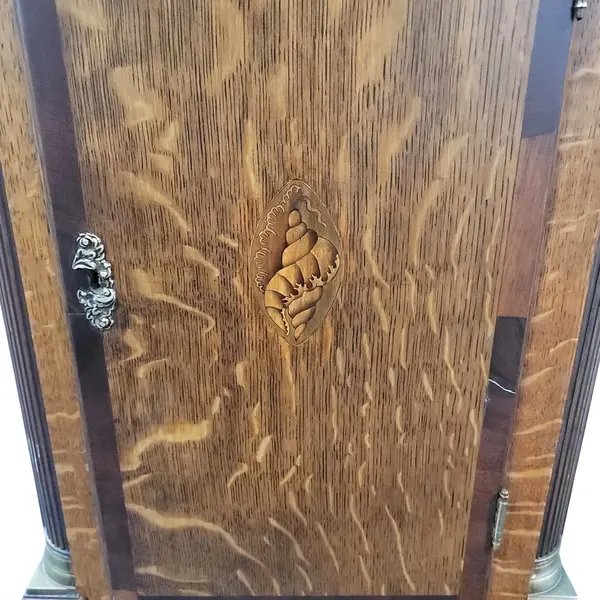 Antique Gilbert Rugeley Grandfather Clock Painted Dial - Freight/Local Pickup
