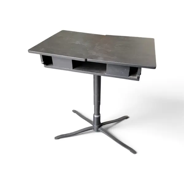IKEA ALVE Vintage Laptop Table Desk Black Brown Adjustable Height - Local Pickup