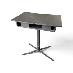 IKEA ALVE Vintage Laptop Table Desk Black Brown Adjustable Height - Local Pickup