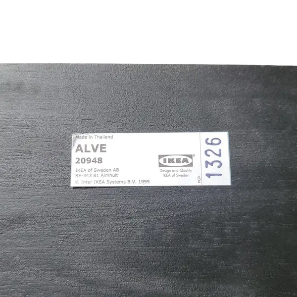 IKEA ALVE Vintage Laptop Table Desk Black Brown Adjustable Height - Local Pickup