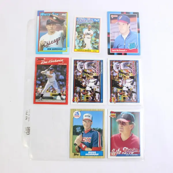 Lot of 44 Leaf and Topps 1980s & 90s Baseball Cards Vintage