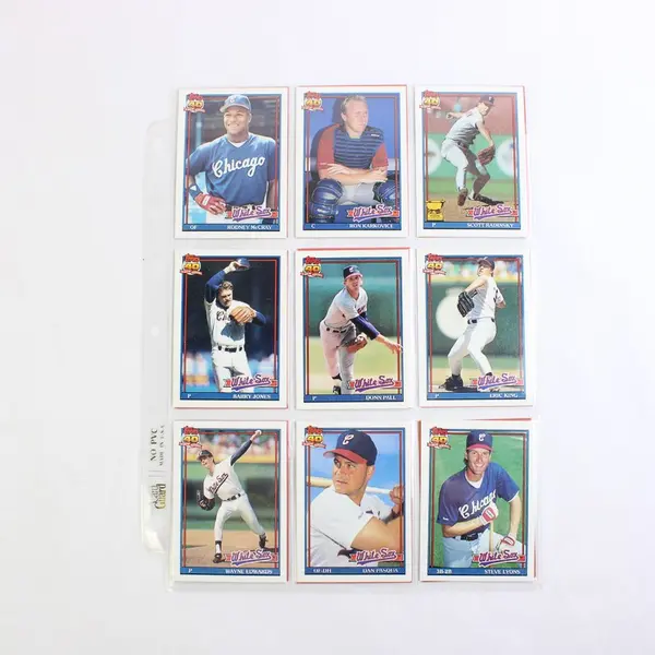 Lot of 44 Leaf and Topps 1980s & 90s Baseball Cards Vintage
