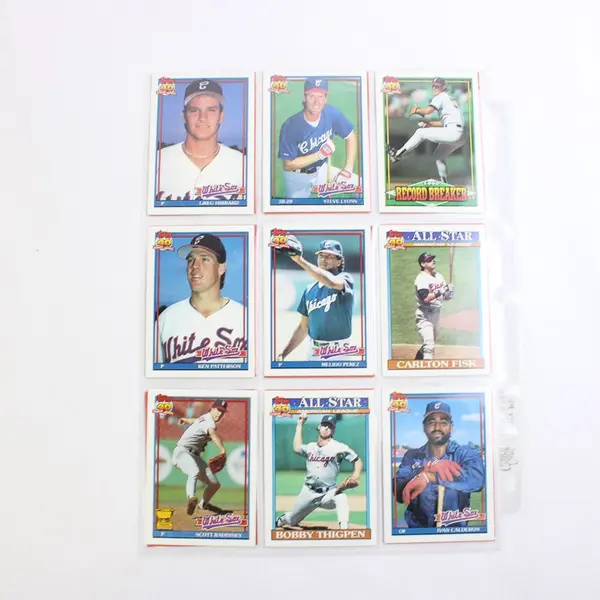 Lot of 44 Leaf and Topps 1980s & 90s Baseball Cards Vintage