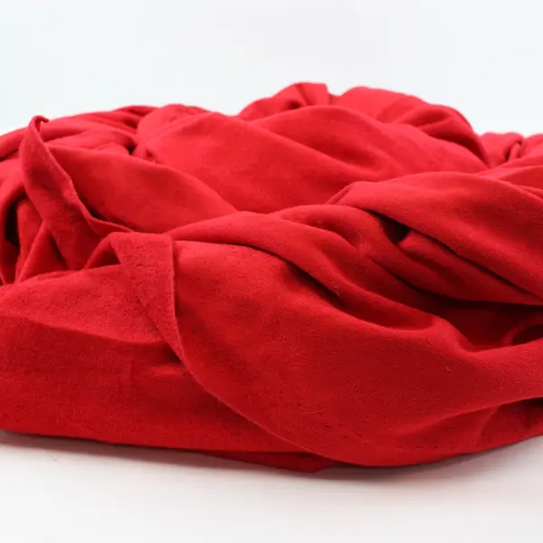 Red Fuzzy Scrap Fabric 6 Yards x 46 Inches DIY Sewing Craft