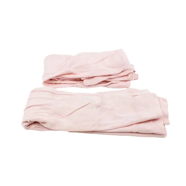 At Home Jersey Knit Cotton Pillowcases Set of 2 Pink Queen Size
