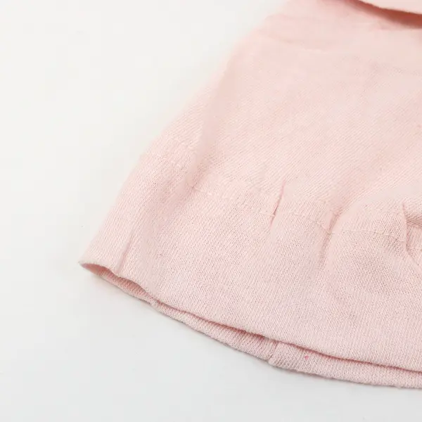 At Home Jersey Knit Cotton Pillowcases Set of 2 Pink Queen Size