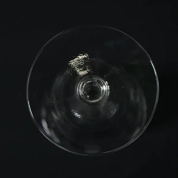 Vintage Rock Sharpe Halifax Crystal Water Goblet 8" Etched Floral Chip