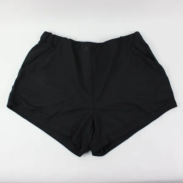 Avia Women's Athletic Shorts Black Elastic Waist Size L/G 12-14
