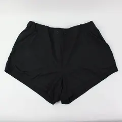Avia Women's Athletic Shorts Black Elastic Waist Size L/G 12-14