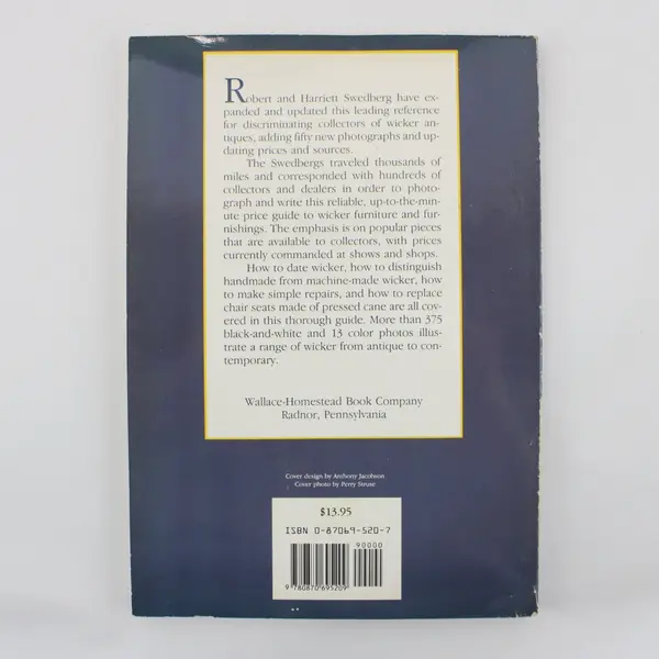 Wicker Furniture Styles & Prices by Harriett & Robert Swedberg 1988 PB Revised