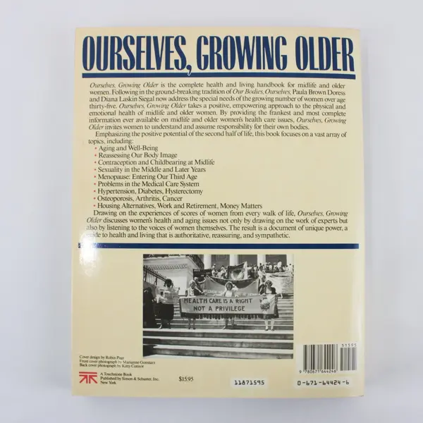 Ourselves, Growing Older Women Aging with Knowledge & Power 1987 Paperback