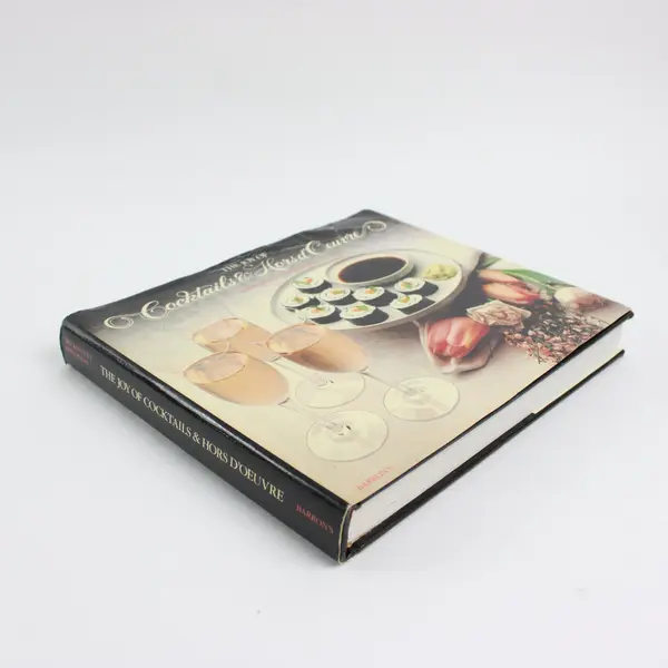 VTG The Joy of Cocktails & Hors d'Oeuvre Bev Bennett Kim Upton 1984 Hardcover DJ